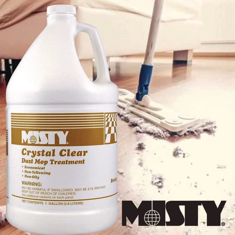 ZEP . Crystal Clear Dust Mop Treatment, Slightly Fruity Scent, 1 gal Bottle (AMR1003411EA) thumbnail 2