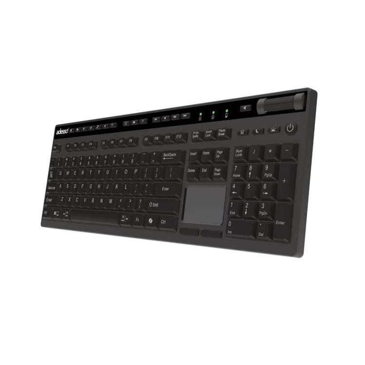 ADESSO WKB-4450UB Keyboard, Black (ADEWKB4450UB) thumbnail 2