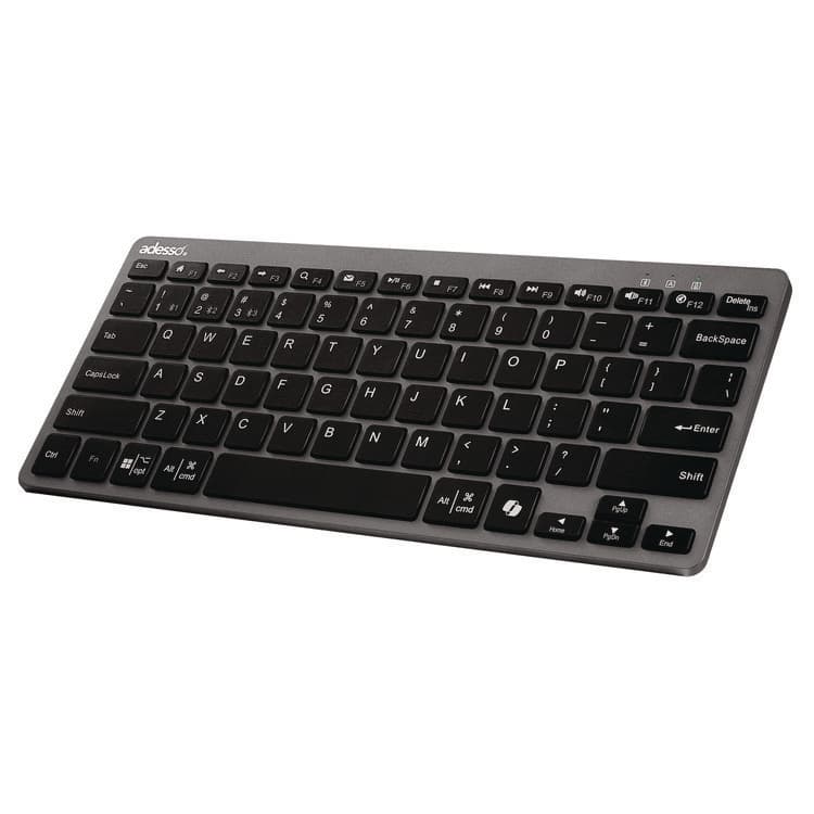 ADESSO WKB-7000 Keyboard, Gray/Black (ADEWKB7000) thumbnail 2