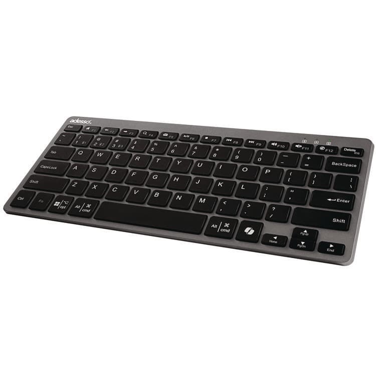 ADESSO WKB-7000 Keyboard, Gray/Black (ADEWKB7000) thumbnail 3