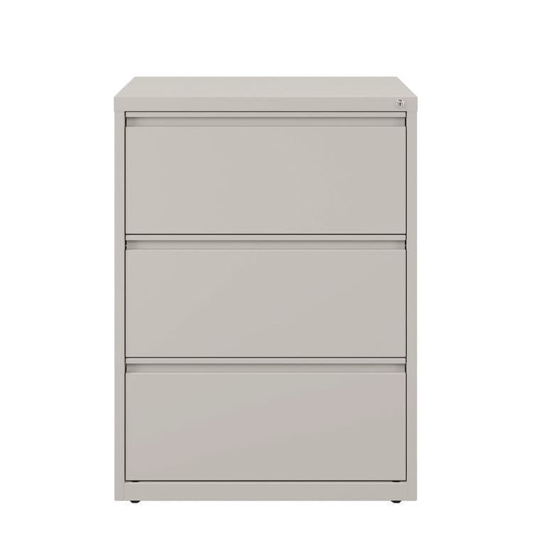 ALERA Lateral File, 3 Legal/Letter-Size File Drawers, Light Gray, 30" x 18.62" x 40.25" (ALEHLF3041LG) thumbnail 2