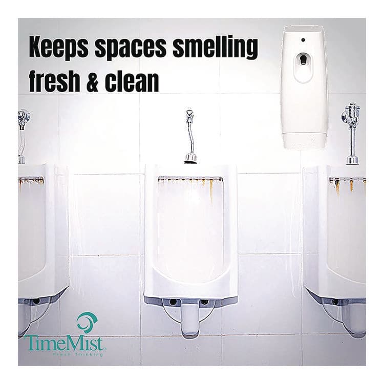 ZEP . Classic Metered Aerosol Fragrance Dispenser, 3.75" x 3.25" x 9.5", White (TMS1047717) thumbnail 2