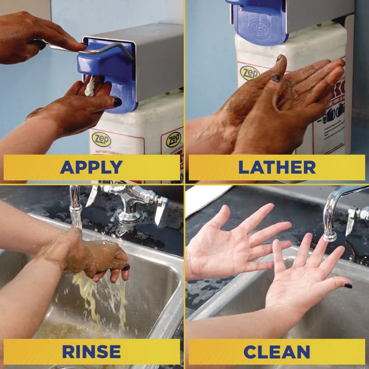 ZEP . TKO Hand Cleaner Refill, Lemon Lime Scent, 1 gal (ZPER54824EA) thumbnail 4