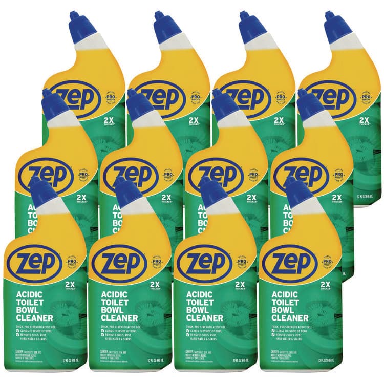 ZEP . Acidic Toilet Bowl Cleaner, Mint, 32 oz Bottle, 12/Carton (ZPEZUATBC32)
