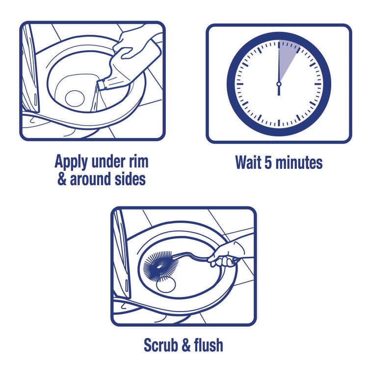 ZEP . Acidic Toilet Bowl Cleaner, Mint, 32 oz Bottle (ZPEZUATBC32EA) thumbnail 4