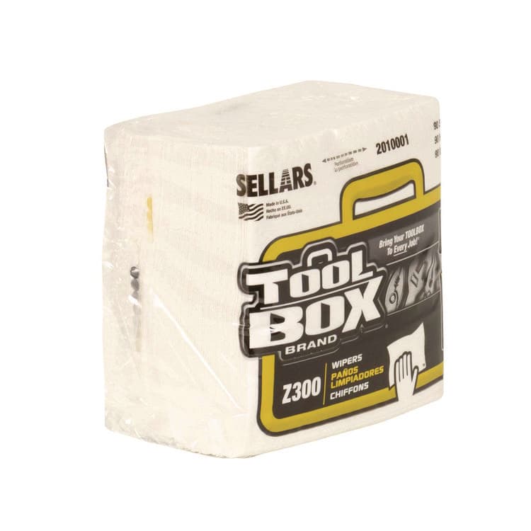 SELLARS ABSORBENT MATERIALS, . Z300 Quarterfold Wipers, 1-Ply, 11.87 x 13, White, 12/Carton (SLR2010001) thumbnail 3