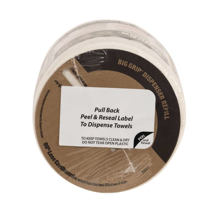 SELLARS ABSORBENT MATERIALS, . Z300 Wipers Big Grip Refill, 1-Ply, 10 x 12, White, 6/Carton (SLR20421) thumbnail 4