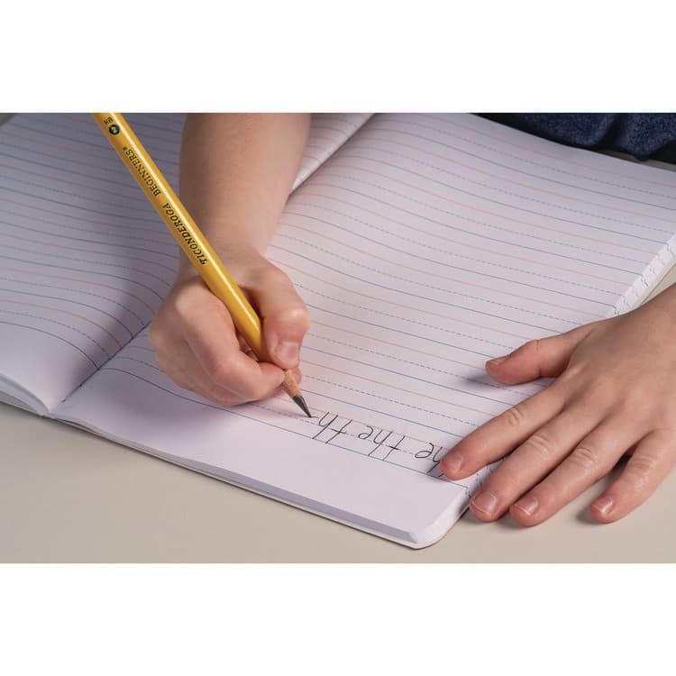 DIXON TICONDEROGA CO. Ticonderoga Beginners Woodcase Pencil with Eraser and Microban, HB (#2), Black Lead, Yellow Barrel, 12/Pack (DIX133080002) thumbnail 4