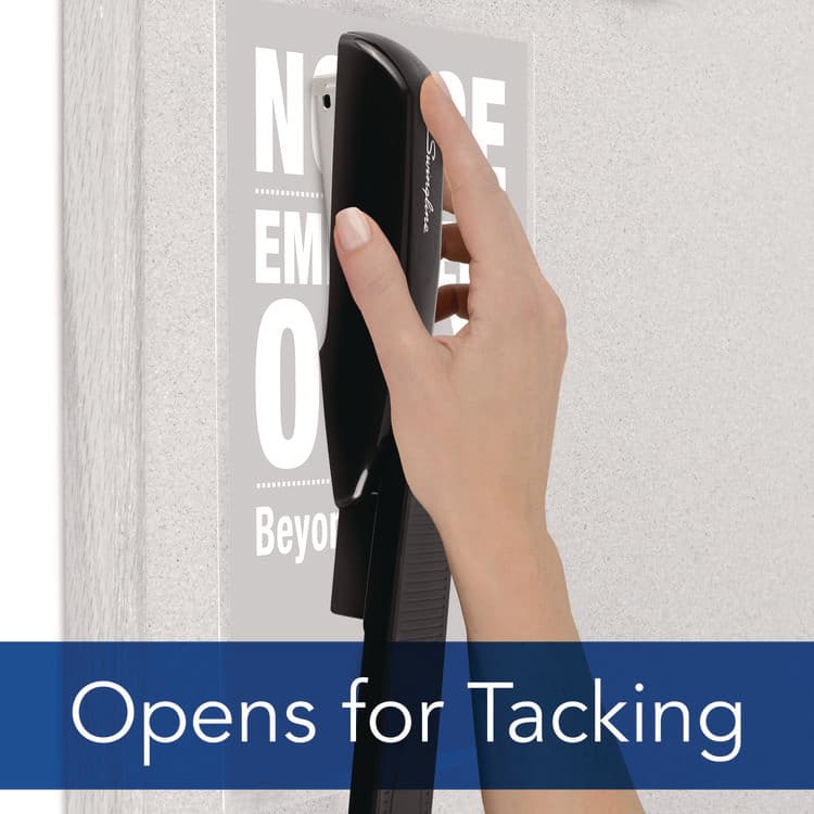 ACCO BRANDS, . Durable Full Strip Desk Stapler, 25-Sheet Capacity, Black (SWI64601) thumbnail 3