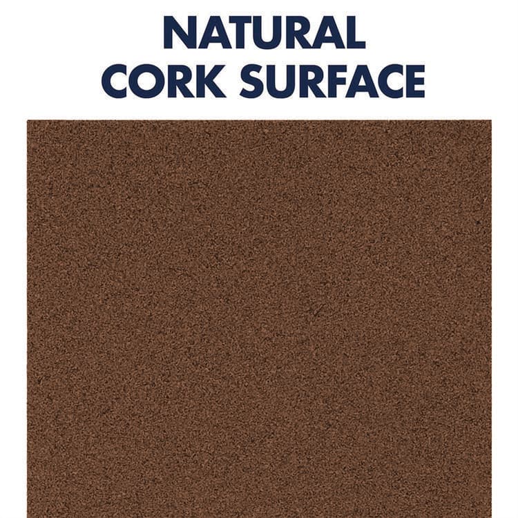 QUARTET MFG. Cork Panels, 12" x 0.38" x 12", Brown, 4/Pack (QRT101) thumbnail 3