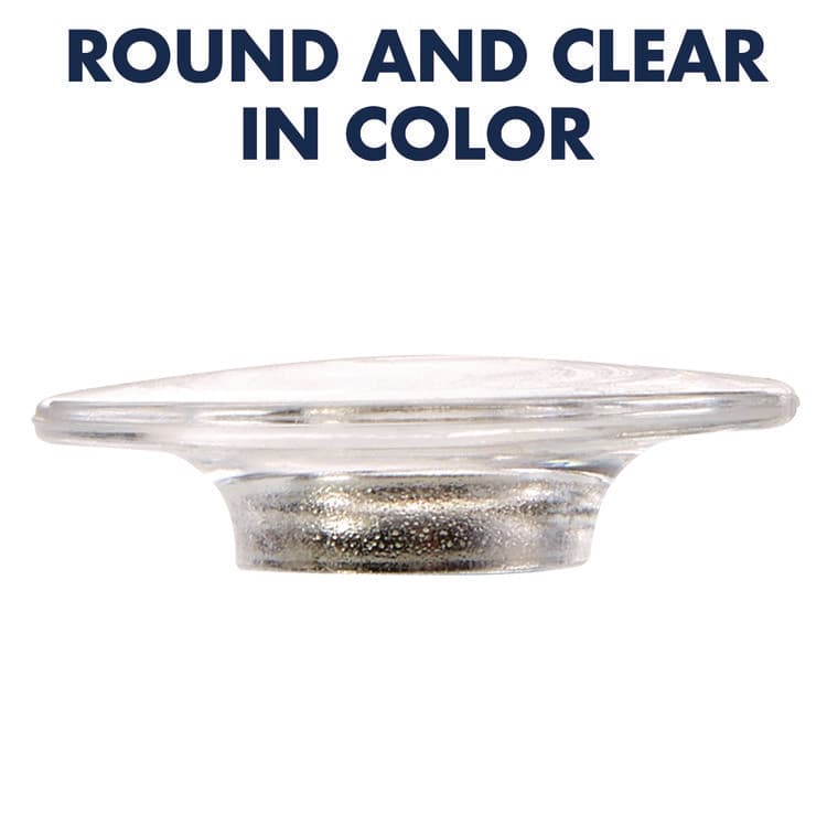 QUARTET MFG. Glass Magnets, Circles, Large, 0.45" Diameter, Clear, 6/Pack (QRT85391) thumbnail 4