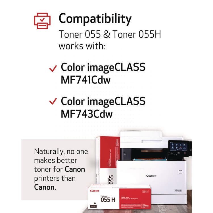 CANON USA, . 3016C001 (055) Toner, 2,300 Page-Yield, Black (CNM3016C001) thumbnail 3