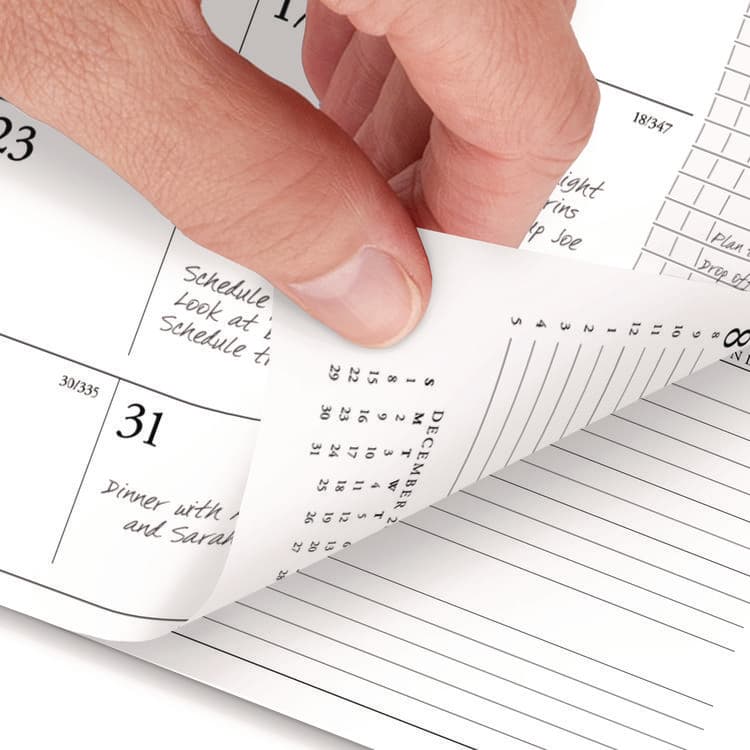 AT-A-GLANCE Executive Weekly/Monthly Planner Refill with Hourly Appointments, 8.75 x 6.88, White Sheets, 12-Month (Jan to Dec): 2026 (AAG7090810) thumbnail 4