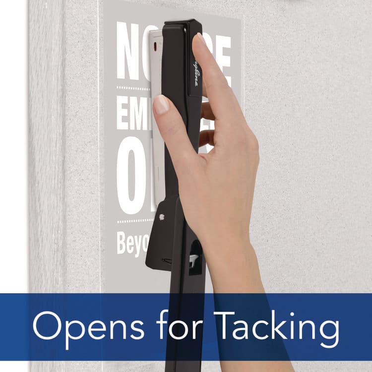 ACCO BRANDS, . Commercial Full Strip Desk Stapler, 20-Sheet Capacity, Black (SWI44401S) thumbnail 2