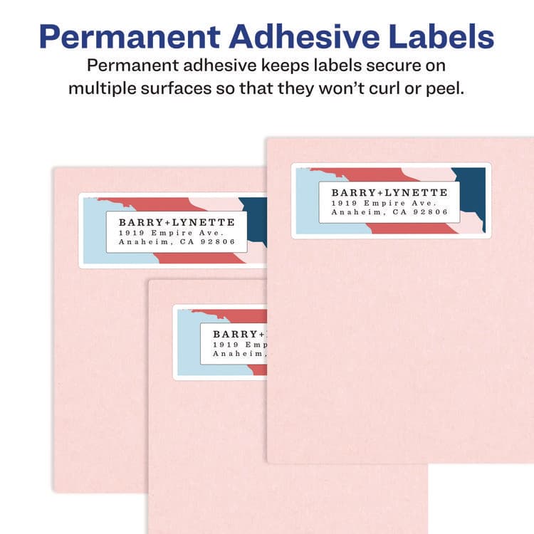 AVERY PRODUCTS CORPORATION White Shipping Labels-Bulk Packs, Inkjet/Laser Printers, 2 x 4, White, 10/Sheet, 250 Sheets/Box (AVE95945) thumbnail 3
