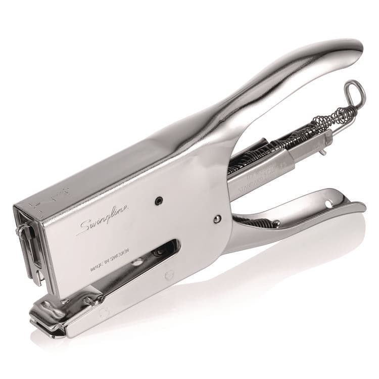 ESSELTE PENDAFLEX CORP. Classic K1 Plier Stapler, 50-Sheet Capacity, 0.25" to 0.31" Staples, 2" Throat, Chrome (RPD90119)