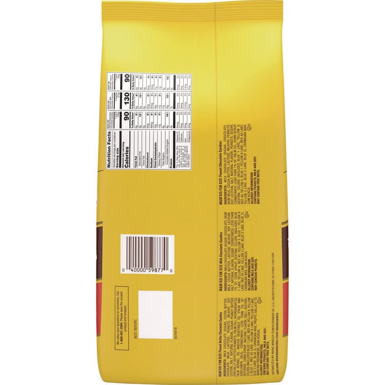 MARS, . M and M'S Milk Chocolate, Peanut and Peanut Butter Variety Pack Fun Size Chocolate Candy Assortment, 19.41 oz Bag (MNM59878) thumbnail 4