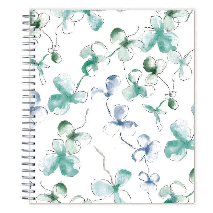 BLUE SKY Lindley Monthly Planner, Floral Artwork, 10 x 8, White/Blue/Green Cover, 12-Month (Jan to Dec): 2026 (BLS101582) thumbnail 2