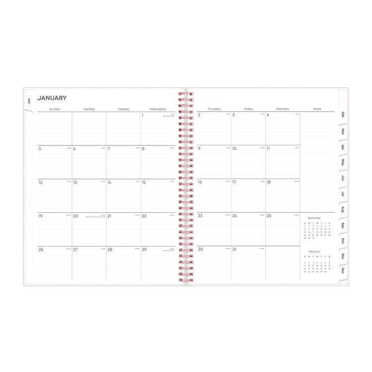 BLUE SKY Joselyn Weekly/Monthly Planner, Floral Artwork, 11 x 8.5, Pink/Peach/Black Cover, 12-Month (Jan to Dec): 2026 (BLS110394) thumbnail 4