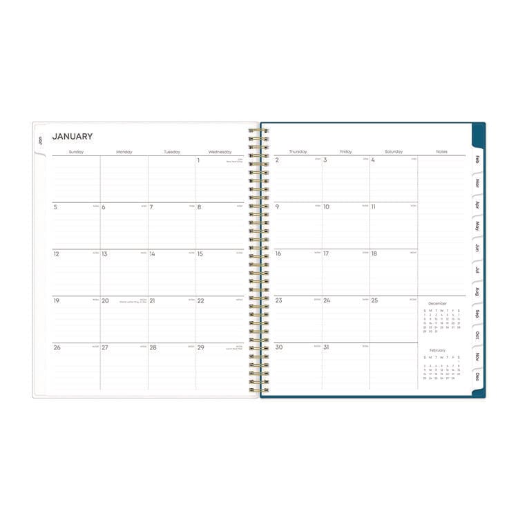 BLUE SKY Bakah Blue Weekly/Monthly Planner, Floral Artwork, 11 x 8.5, Blue/White Cover, 12-Month (Jan to Dec): 2026 (BLS137261) thumbnail 4