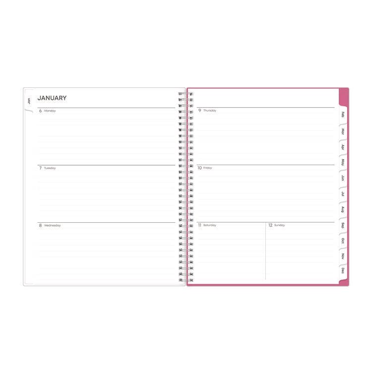 BLUE SKY Breast Cancer Awareness Create-Your-Own Cover Weekly/Monthly Planner, Orchids Artwork, 11 x 8.5, 12-Month (Jan to Dec): 2026 (BLS137268) thumbnail 3