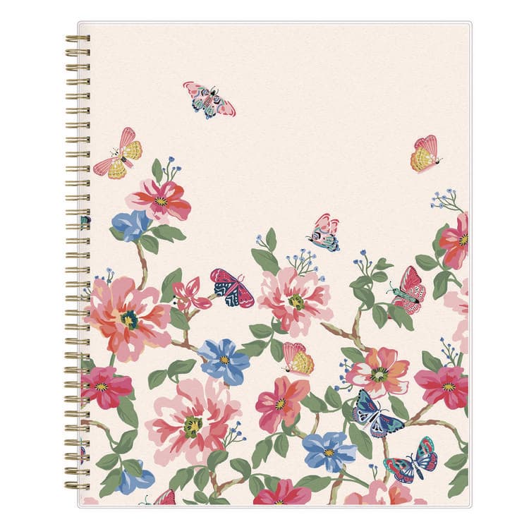 BLUE SKY Fly By Frosted Weekly/Monthly Planner, Butterflies Artwork, 11 x 8.5, Blush/Pink Cover, 12-Month (Jan to Dec): 2026 (BLS140195) thumbnail 2