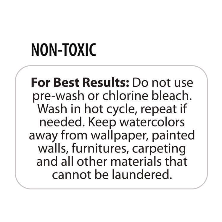 LAROSE INDUSTRIES, LLC Washable Watercolors, 16 Assorted Colors, Palette Tray (CZA1065236) thumbnail 4