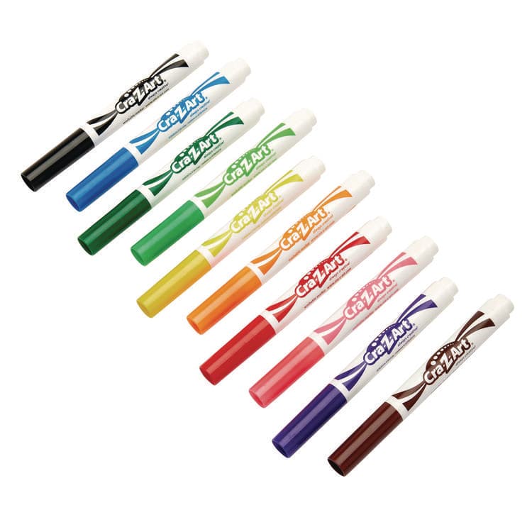 LAROSE INDUSTRIES, LLC Super Washable Markers, Broad Bullet Tip, Assorted Colors, 10/Set (CZA1000224) thumbnail 3