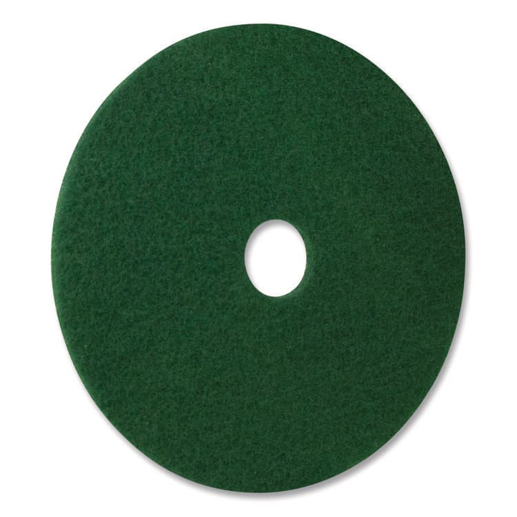 AMERICO MANUFACTURING CO Scrubbing Pad, 12" Diameter, Green, 5/Carton (AM7400312) thumbnail 3