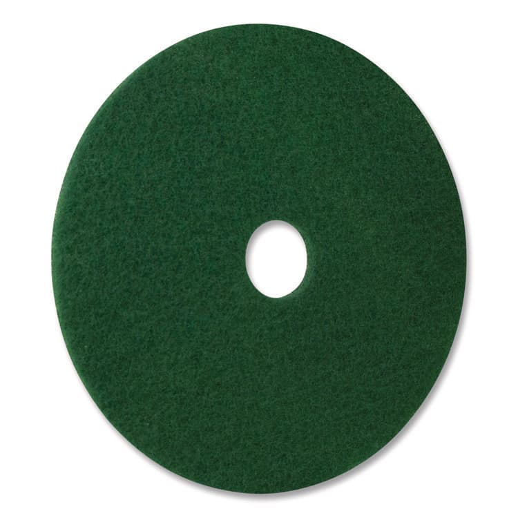 AMERICO MANUFACTURING CO Scrubbing Pad, 16" Diameter, Green, 5/Carton (AM7400316) thumbnail 3