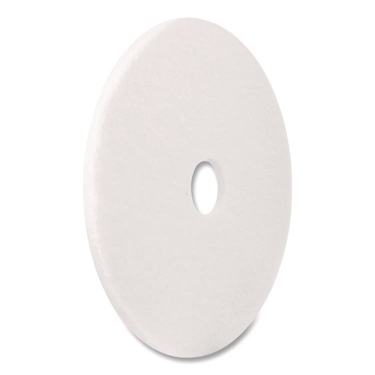 AMERICO MANUFACTURING CO Polishing Pad, 18" Diameter, White, 5/Carton (AM7401218) thumbnail 4