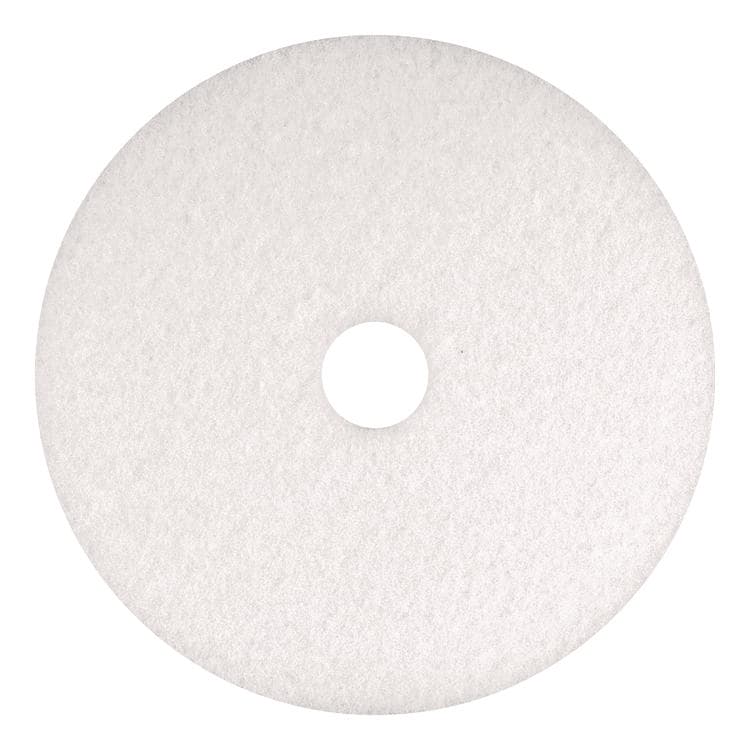 AMERICO MANUFACTURING CO Polishing Pad, 18" Diameter, White, 5/Carton (AM7401218)