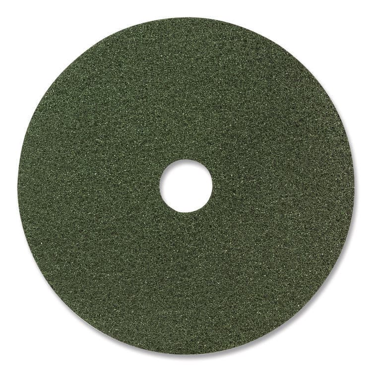 AMERICO MANUFACTURING CO Black Diamond 3000 Grit Diamond Pad, 20" Diameter, Black and Green, 2/Carton (AM7442420)