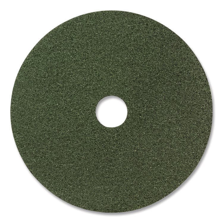 AMERICO MANUFACTURING CO Black Diamond 3000 Grit Diamond Pad, 28" Diameter, Black and Green, 2/Carton (AM7442428)