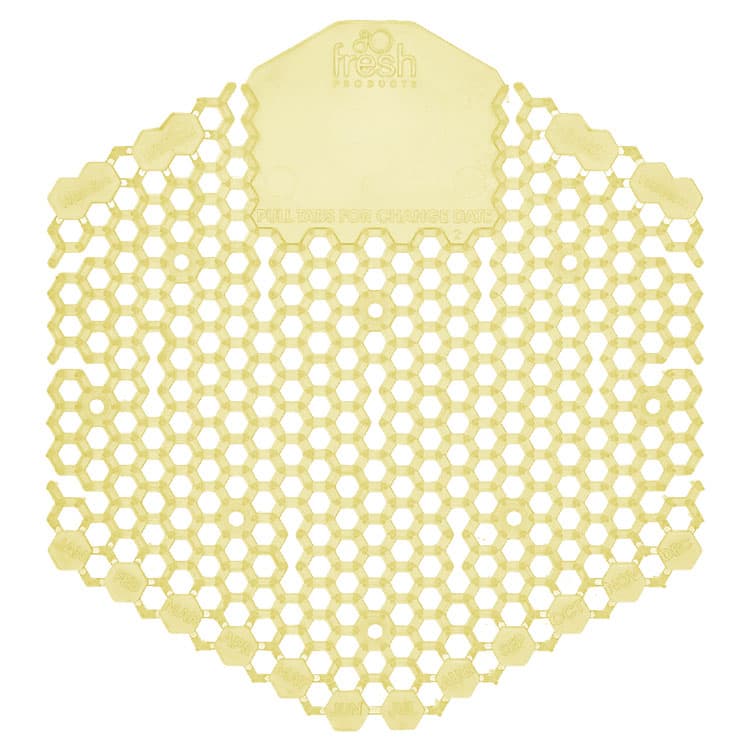 FRESH PRODUCTS Wave 3D Urinal Deodorizer, Citrus Scent, Yellow, 10/Box (FRS3WDS60CITBX)