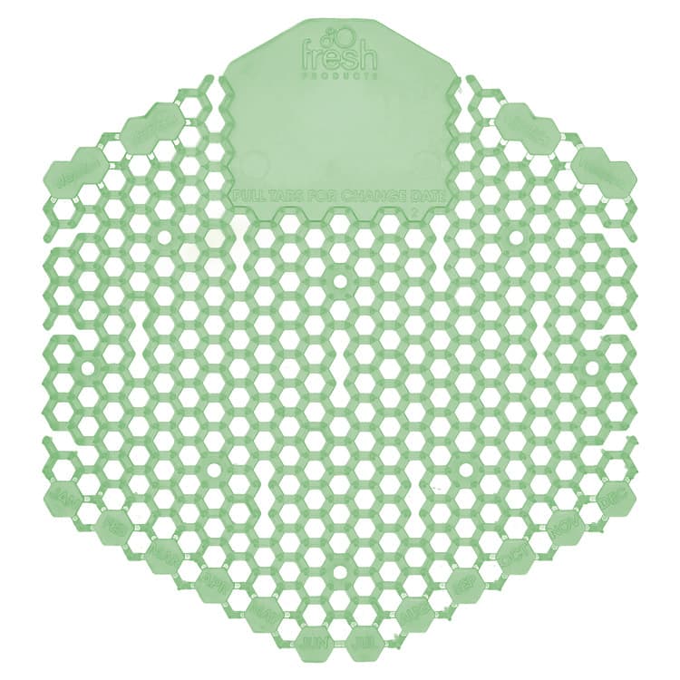 FRESH PRODUCTS Wave 3D Urinal Deodorizer, Cucumber Melon Scent, Green, 10/Box (FRS3WDS60CME)