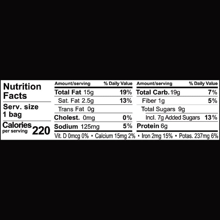 J.M. SMUCKER CO. Pomegranate Vanilla Glazed Mix Cashews, 1.5 oz Bag, 18/Carton (SMU00328) thumbnail 3