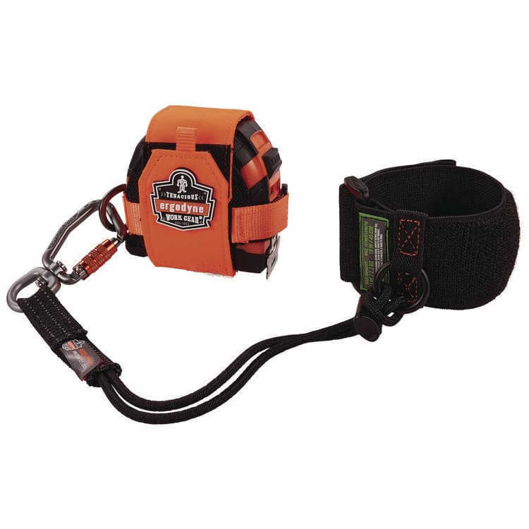 TENACIOUS HOLDINGS, . Squids 3123 Tool Wristband with D-Ring Anchor, 5 lb Max Working Capacity, 18" Long, Black (EGO19085) thumbnail 2