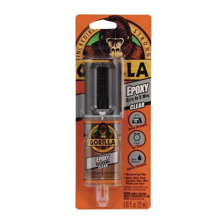 GORILLA GLUE COMPANY Epoxy, 0.85 oz, Dries Clear (GOR4200101) thumbnail 2