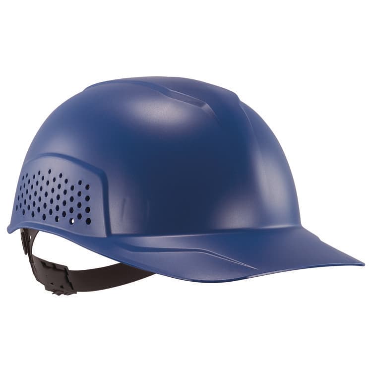 TENACIOUS HOLDINGS, . Skullerz 8951 Vented Hard Shell Bump Cap, Short Brim, Blue (EGO23981)