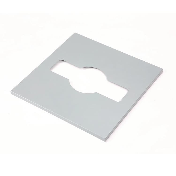 ALPINE INDUSTRIES 29 Gallon Trash/Recycling Cans, Steel, Blue Cans/Bottles Recycling with Mixed Lid, Black Trash Can with Square Lid (ALH4450BLKKIT5) thumbnail 3