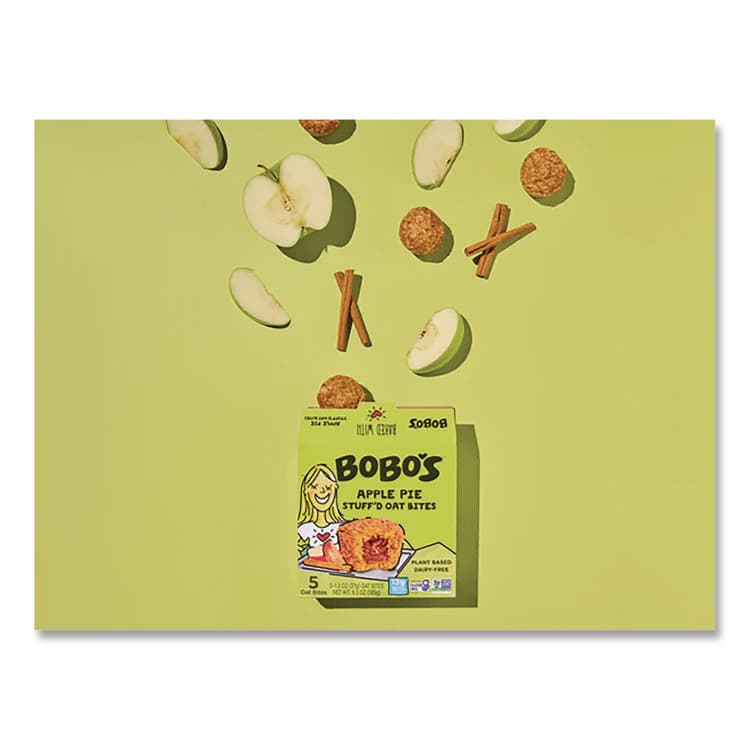 BOBO'S Stuff'd Oatmeal Bites, Apple Pie, 1.3 oz Individually Wrapped, 25/Box (BBO00215) thumbnail 4
