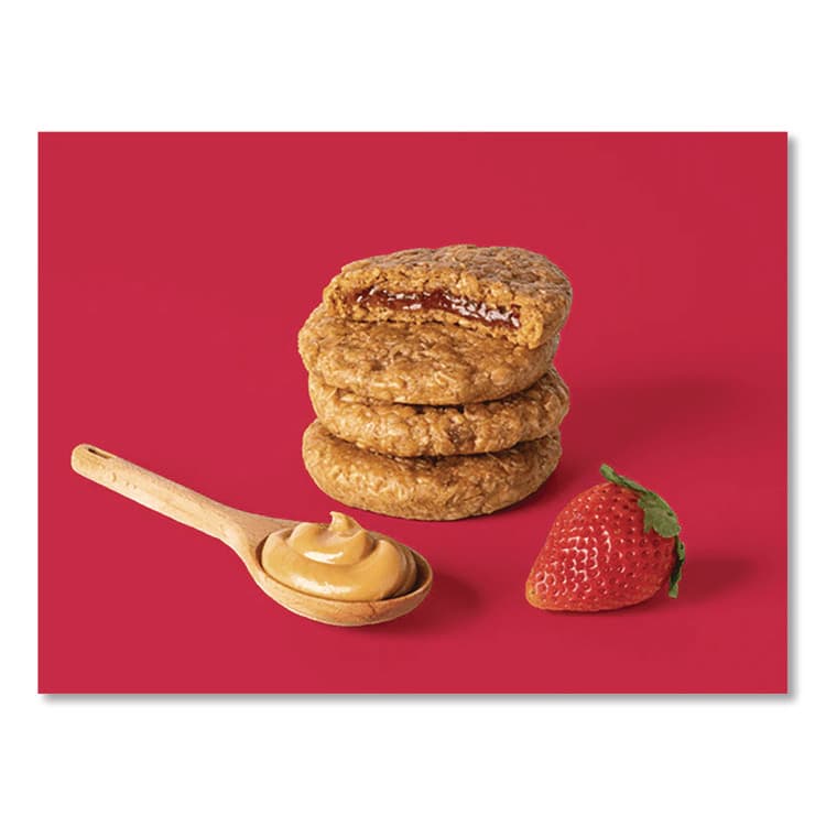 BOBO'S PB and J Variety Pack, Peanut Butter/Grape and Peanut Butter/Strawberry, 2.1 oz Bar, 12/Box (BBO00478) thumbnail 4