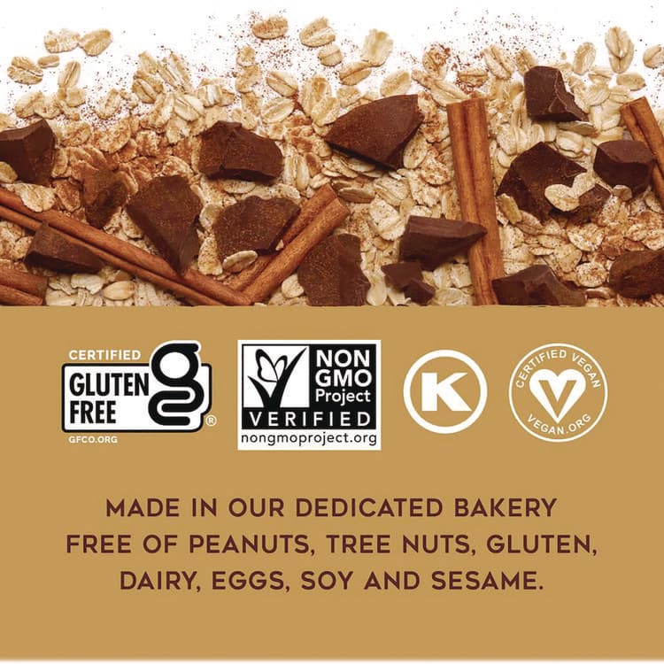 88 ACRES Warm 'N Chewy Gluten-Free Oatmeal/Chocolate Chip Seed and Oat Bar, 1.6 oz Bar, 9/Box (AABACY11049) thumbnail 3