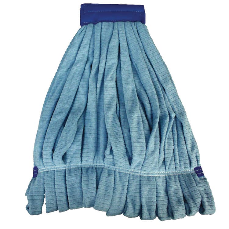 IMPACT PRODUCTS, LLC Microfiber Tube Wet Mops, Large, 5" Headband, Blue, 12/Carton (IMPLF0003) thumbnail 3