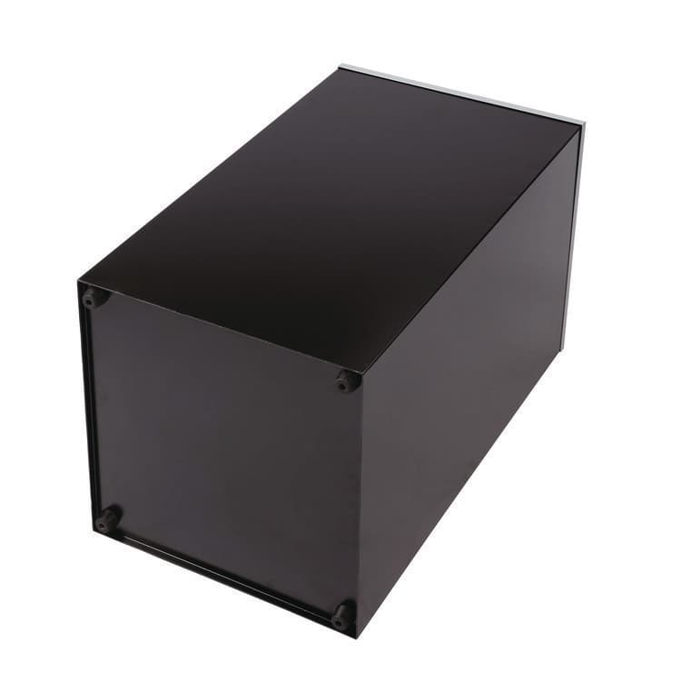 ALPINE INDUSTRIES 29 Gallon Trash/Recycling Cans, Steel, Black Can with Square Lid (ALH4450KITBLKS) thumbnail 4