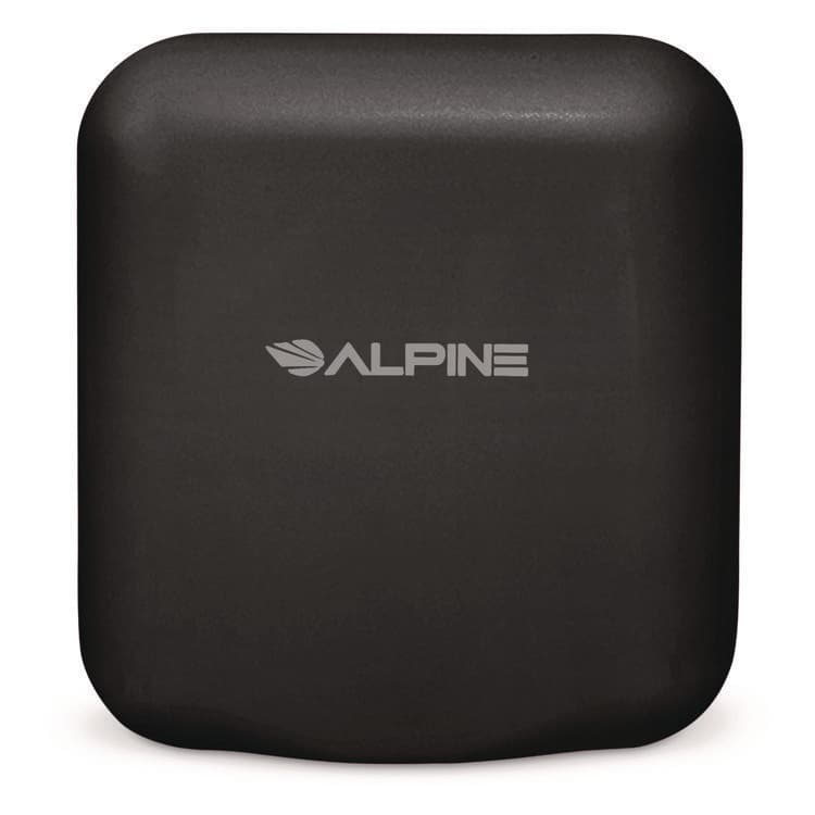 ALPINE INDUSTRIES Hemlock Commercial Automatic 120V Hand Dryer, 6.69 x 11.41 x 12.31, Black (ALHALP40010BLA)