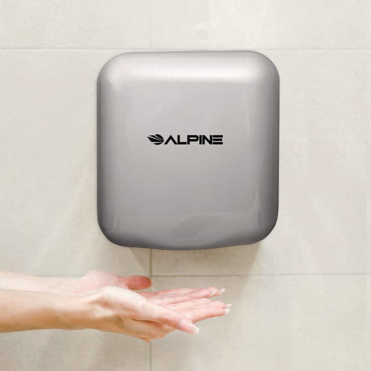 ALPINE INDUSTRIES Hemlock Commercial Automatic 120V Hand Dryer, 6.68 x 11.41 x 12.31, Chrome (ALHALP40010CHR) thumbnail 3