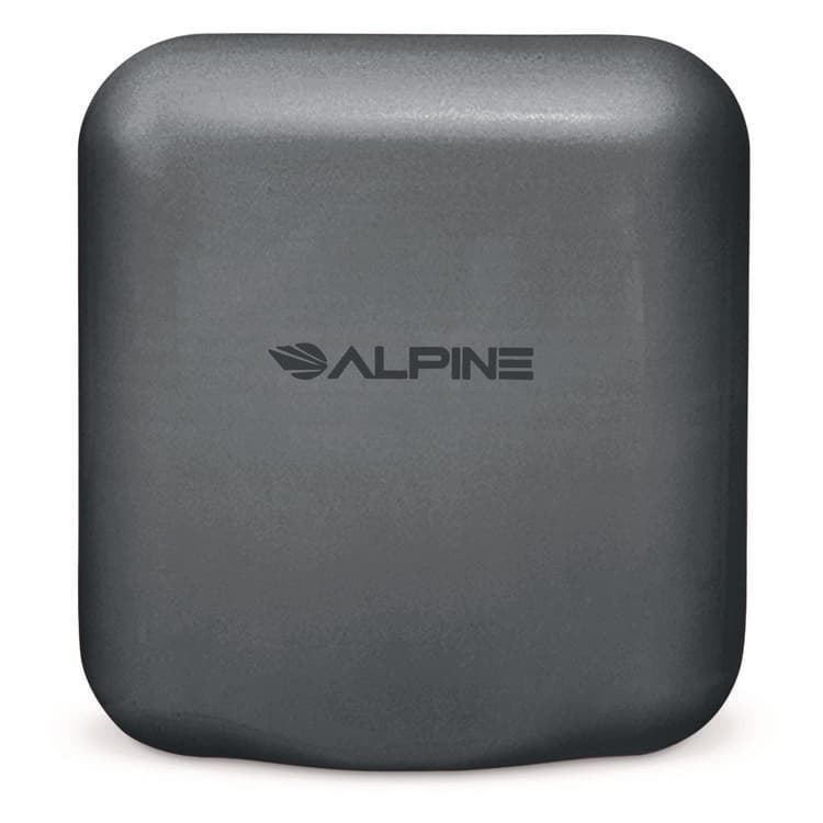 ALPINE INDUSTRIES Hemlock Commercial Automatic 120V Hand Dryer, 6.68 x 11.41 x 12.31, Gray (ALHALP40010GRY)
