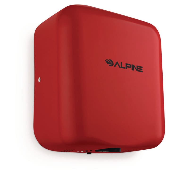 ALPINE INDUSTRIES Hemlock Commercial Automatic 120V Hand Dryer, 6.68 x 11.41 x 12.31, Red (ALHALP40010RED) thumbnail 3